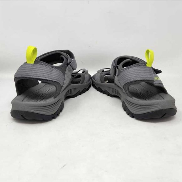 New men\'s 13 Keen Targhee III Open Toe H2 water hiking sandals shoes Steel Grey main image 3